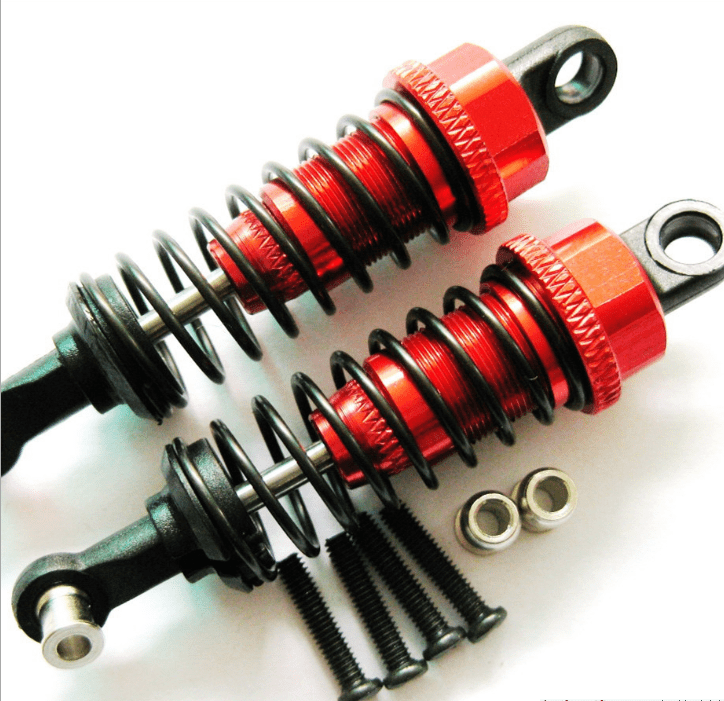 Front and rear metal shock absorber, shock absorber metal parts